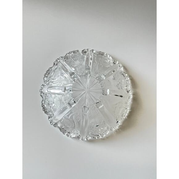 Vintage EAPG Thistle Higbee Master Berry Glass  Bowl - Picture 3 of 8